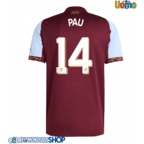 Maglie da calcio Aston Villa Pau Torres #14 Prima Maglia 2025-26 Manica Corta